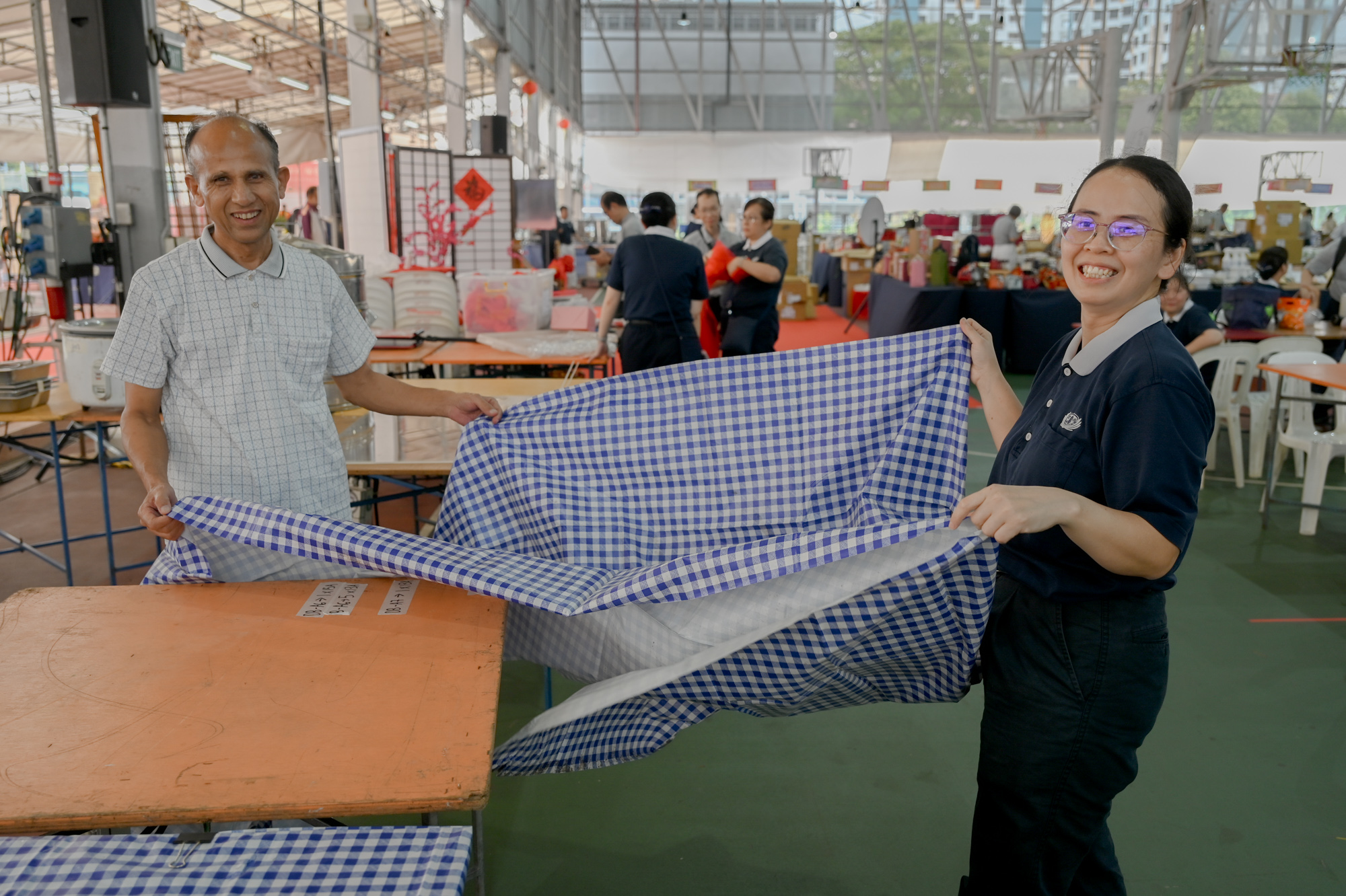 慈济慈善新春绿色义卖会幕后志工身影 (2026)